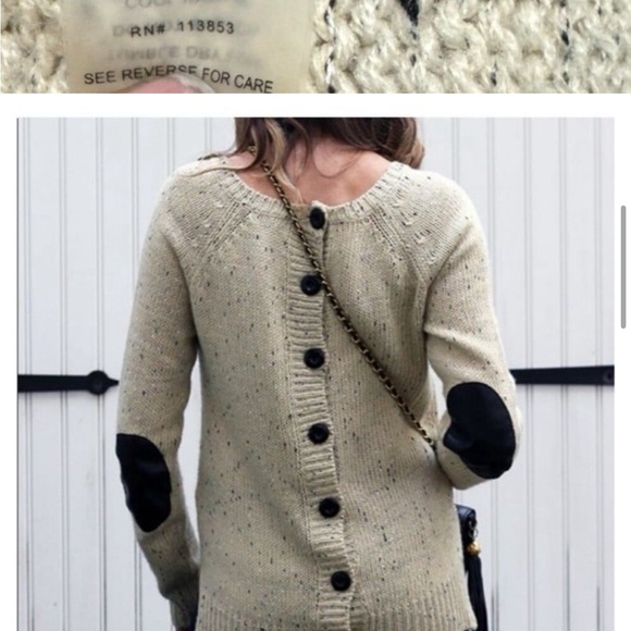 Market & Spruce Cotulla Button Back Sweater - Picture 3 of 8